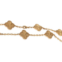 Van Cleef & Arpels Yellow Gold  Vintage Alhambra Necklace pv