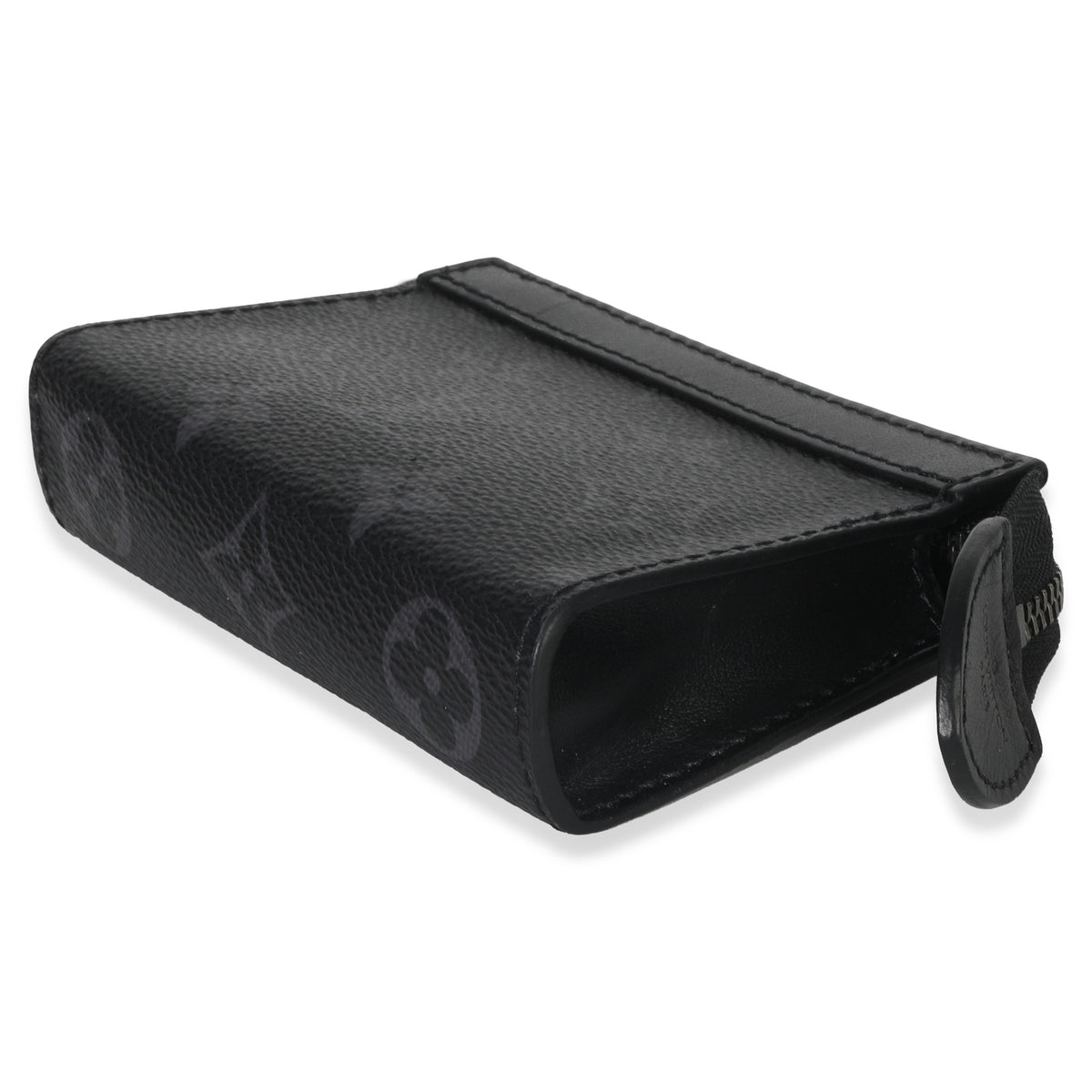 Louis Vuitton Black Monogram Eclipse Key Pouch Voyage box