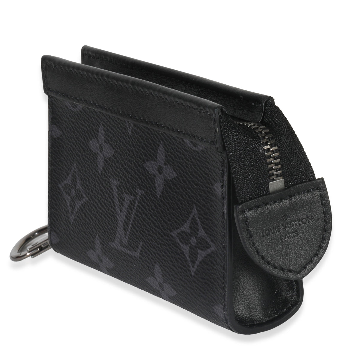 Louis Vuitton Black Monogram Eclipse Key Pouch Voyage sv