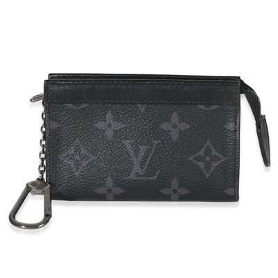 Black Monogram Eclipse Key Pouch Voyage