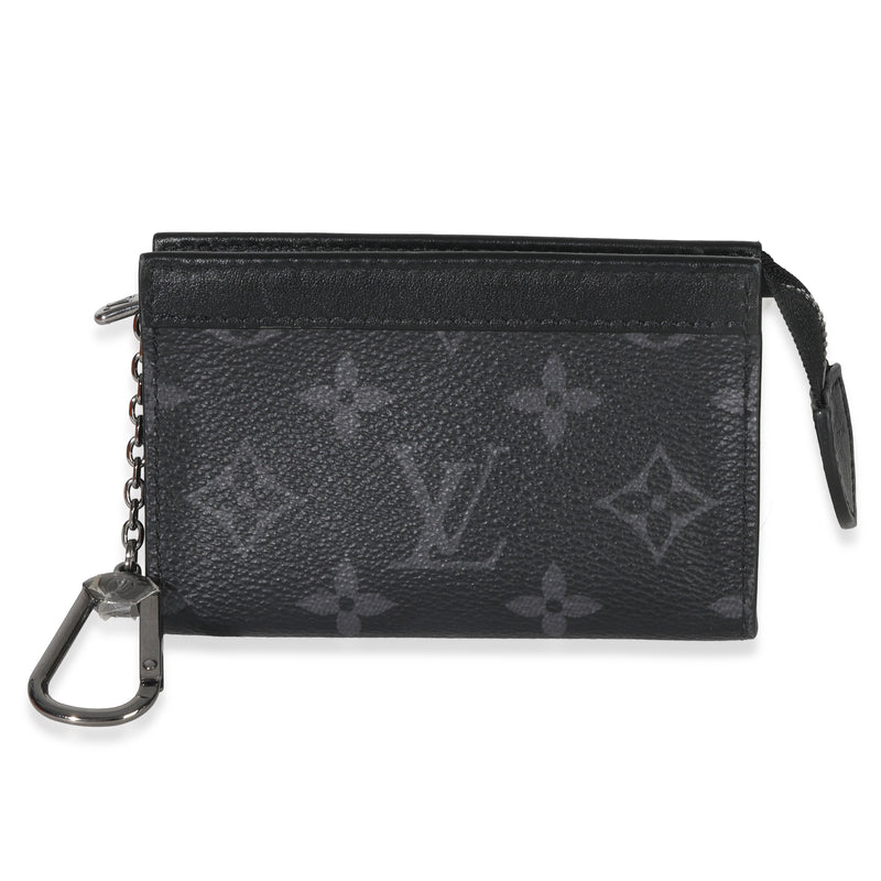 Black Monogram Eclipse Key Pouch Voyage