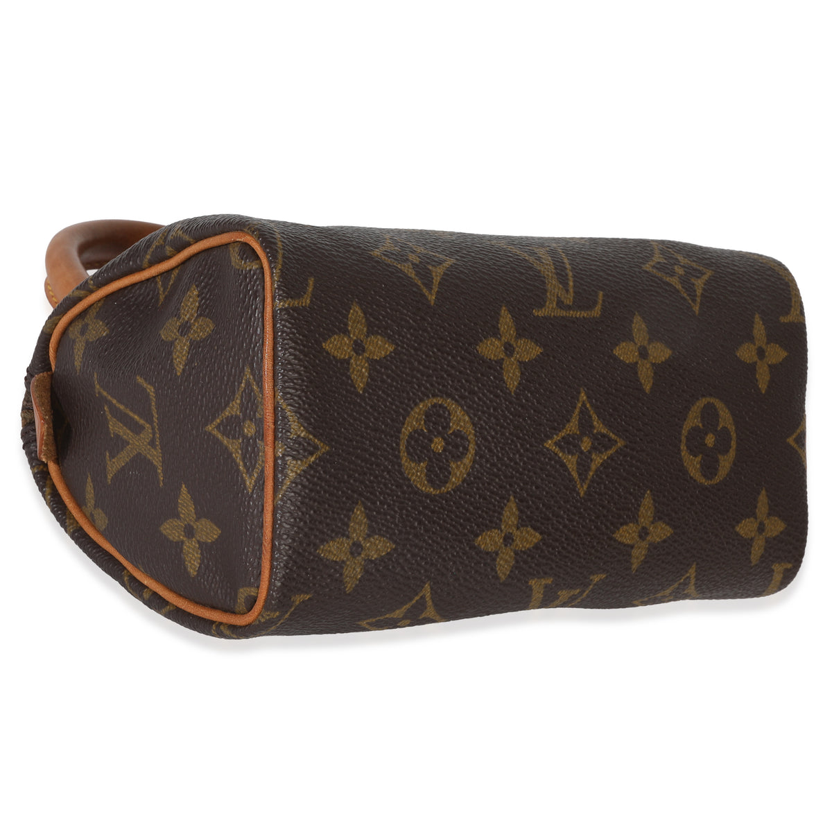 Louis Vuitton Monogram Canvas Nano Speedy Handbag clasp