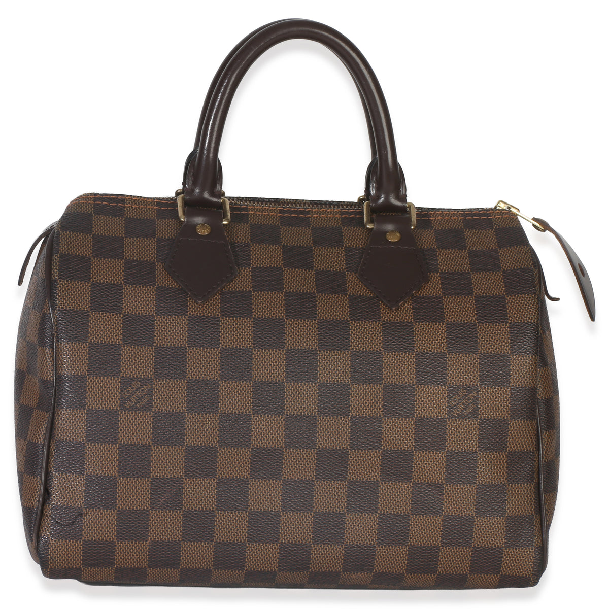 Louis Vuitton Damier Ebene Canvas Speedy 25 Handbag bv
