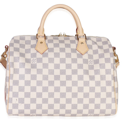 Louis Vuitton Damier Azur Canvas Speedy Bandouliere 30 Handbag id