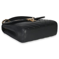 Chanel Black Calfskin Chevron Small In The City Bag Handbag av