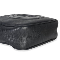 Gucci Black Pebbled Calfskin Small Soho Disco Crossbody Handbag clasp