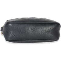 Gucci Black Pebbled Calfskin Small Soho Disco Crossbody Handbag stamp