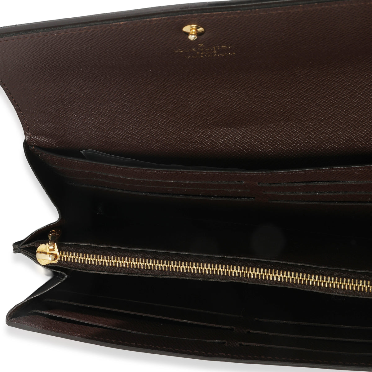 Louis Vuitton Black Damier Ebene Canvas Normandy Wallet Wallet av