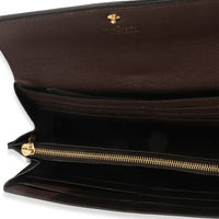 Louis Vuitton Black Damier Ebene Canvas Normandy Wallet Wallet av