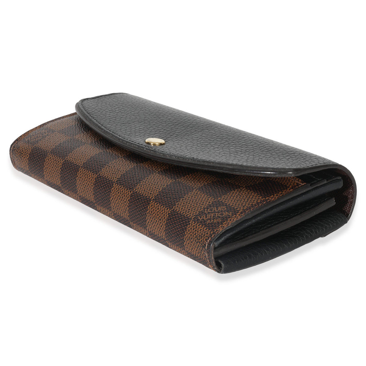 Louis Vuitton Black Damier Ebene Canvas Normandy Wallet Wallet box