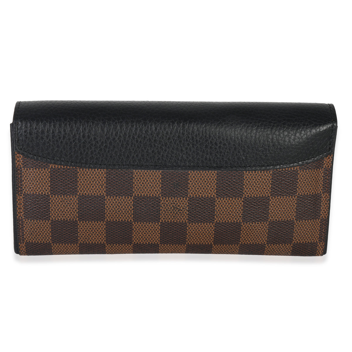 Louis Vuitton Black Damier Ebene Canvas Normandy Wallet Wallet bv