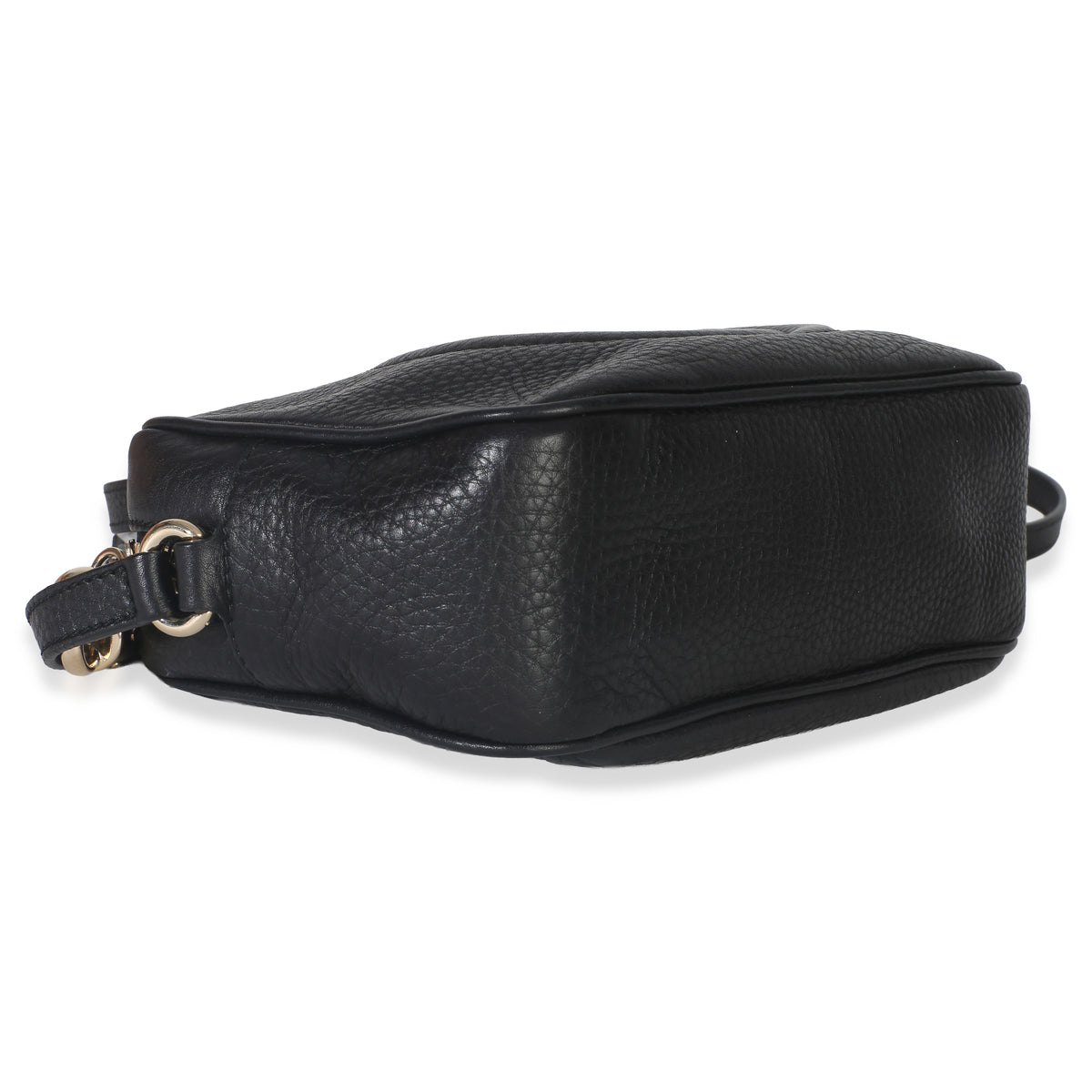 Gucci Black Pebbled Calfskin Small Soho Disco Crossbody Handbag av