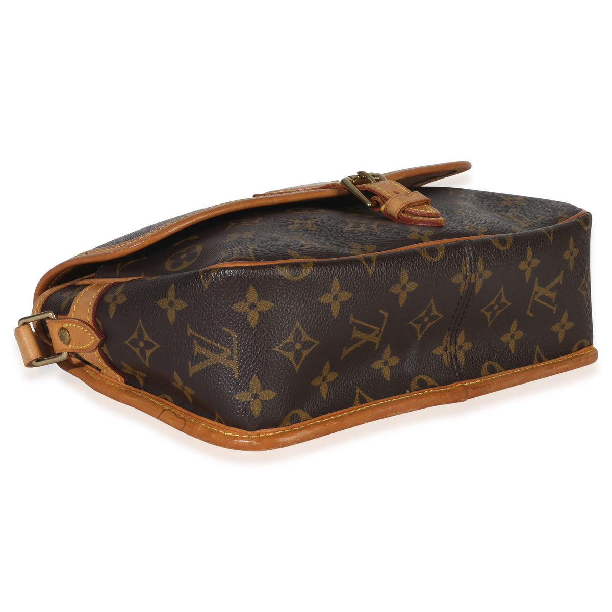 Louis Vuitton Monogram Canvas Sologne Handbag clasp