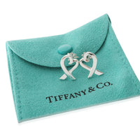 Tiffany & Co. Sterling Silver  Paloma Picasso Loving Heart Earrings