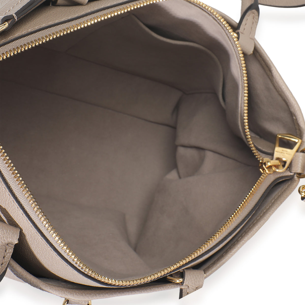 Louis Vuitton Tourterelle Monogram Empreinte Trianon MM Handbag ad1