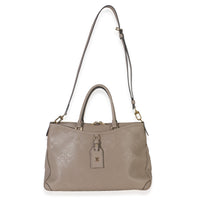 Louis Vuitton Tourterelle Monogram Empreinte Trianon MM Handbag av