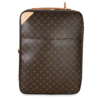 Louis Vuitton Monogram Canvas Pégase 50 Suitcase Handbag fv