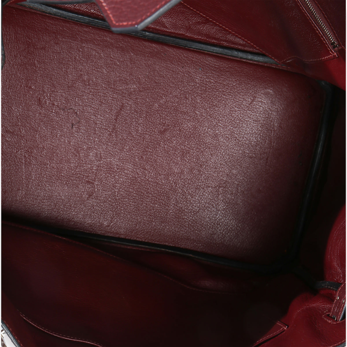 Hermès Rouge H Fjord Birkin 35 PHW Handbag av