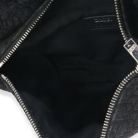 Christian Dior Black Oblique Jacquard Canvas Saddle Bag Handbag av