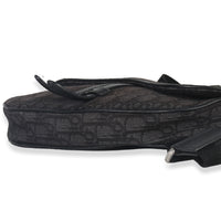 Christian Dior Black Oblique Jacquard Canvas Saddle Bag Handbag box