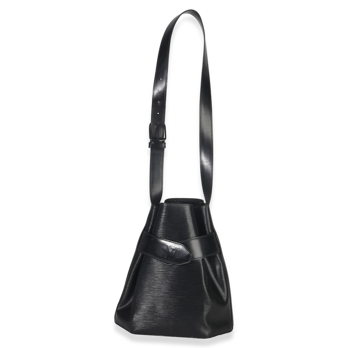 Louis Vuitton Vintage Black Epi Sac D'Epaule PM Handbag av