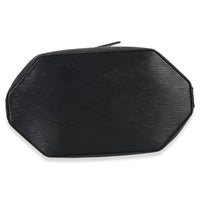 Louis Vuitton Vintage Black Epi Sac D'Epaule PM Handbag stamp