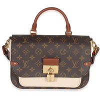 Louis Vuitton Beige Monogram Canvas Vaugirard Shoulder Bag Handbag fv