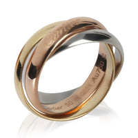 Cartier 3 Tone Gold  Classic Model Trinity Ring bv