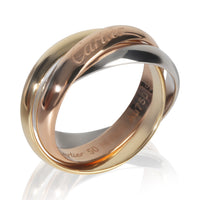 Cartier 3 Tone Gold  Classic Model Trinity Ring pv