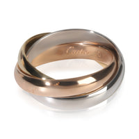 Cartier 3 Tone Gold  Classic Model Trinity Ring sv