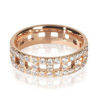 Tiffany & Co. Rose Gold Diamond True Wide Ring sv