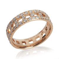 Tiffany & Co. Rose Gold Diamond True Wide Ring bv