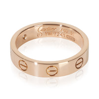 Cartier Rose Gold Diamond Small Model Love Ring fv