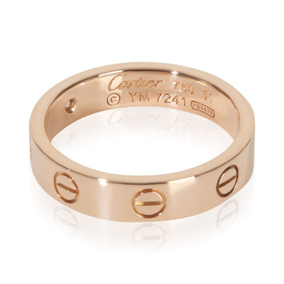 Cartier Rose Gold Diamond Small Model Love Ring fv