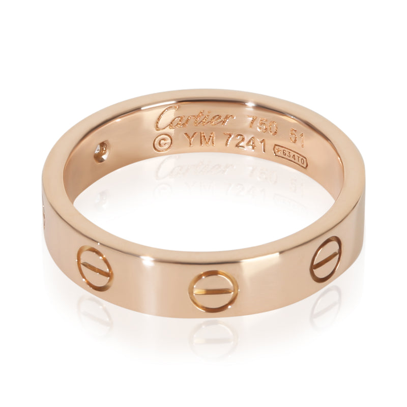 Cartier Rose Gold Diamond Small Model Love Ring fv