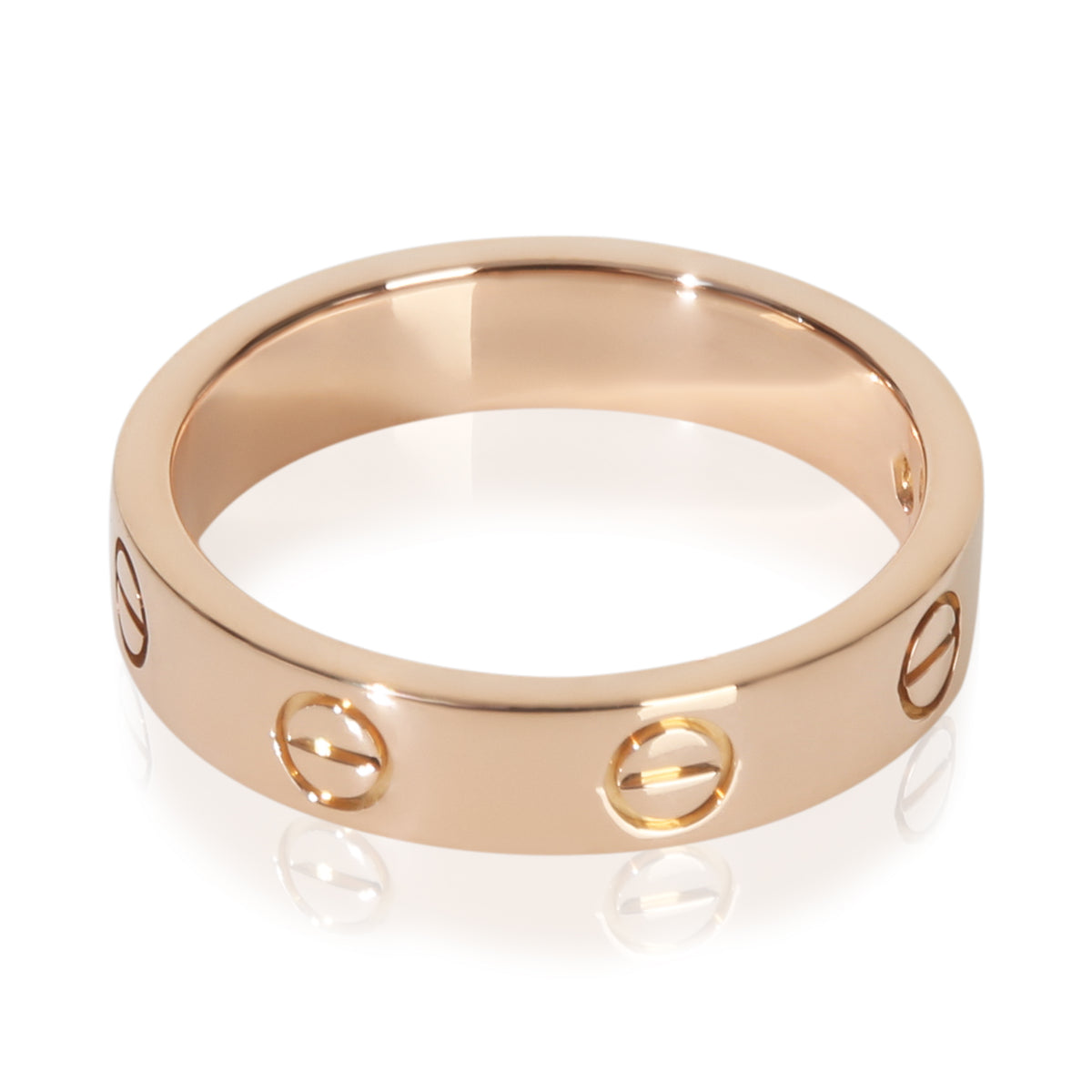 Cartier Rose Gold Diamond Small Model Love Ring sv