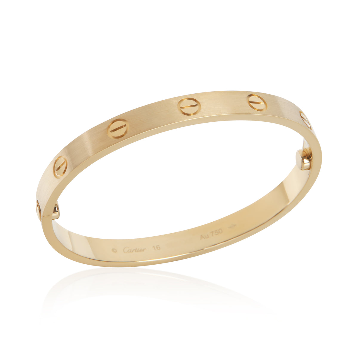 Cartier Yellow Gold  Brushed Finished Love Bracelet bv