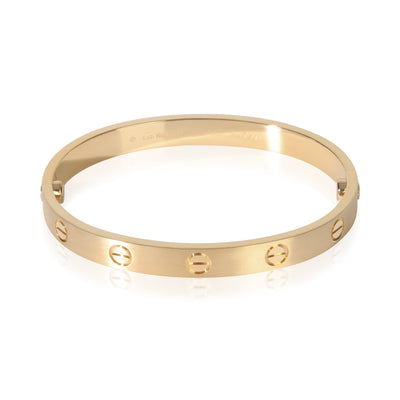 Cartier Yellow Gold  Brushed Finished Love Bracelet fv