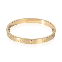 Cartier Yellow Gold  Brushed Finished Love Bracelet pv