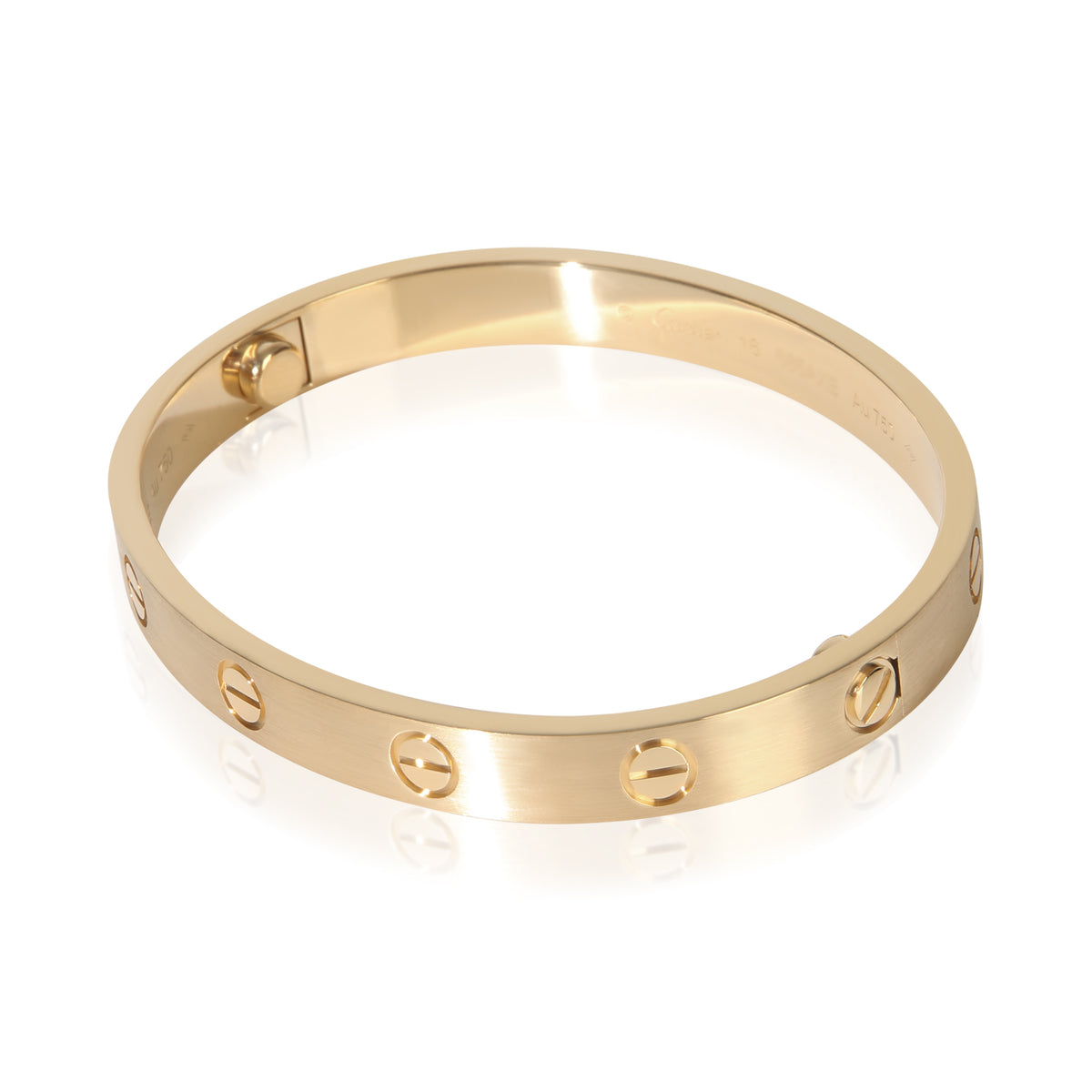 Cartier Yellow Gold  Brushed Finished Love Bracelet sv