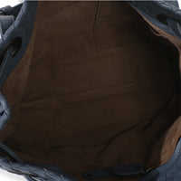 Bottega Veneta Blue Nappa Intrecciato Small Garda Tote Handbag av