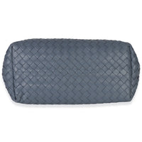 Bottega Veneta Blue Nappa Intrecciato Small Garda Tote Handbag stamp
