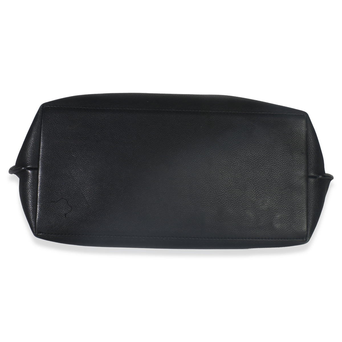 Louis Vuitton Black Grained Calfskin Lockme Cabas Tote Handbag stamp