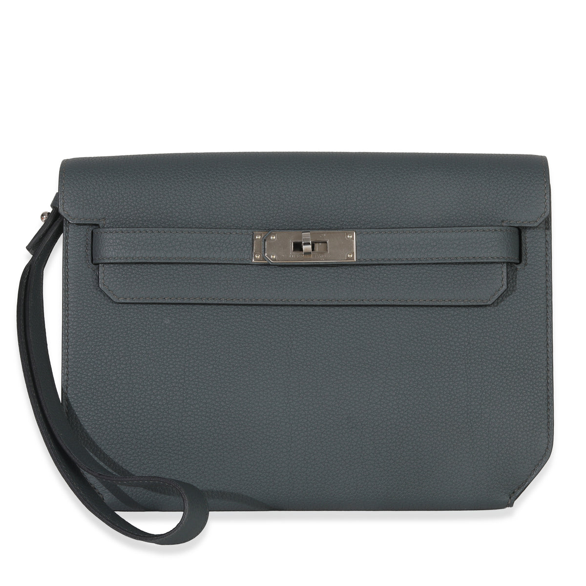 Hermès Bleu Orange Togo Kelly Depeche 25 PHW Handbag id