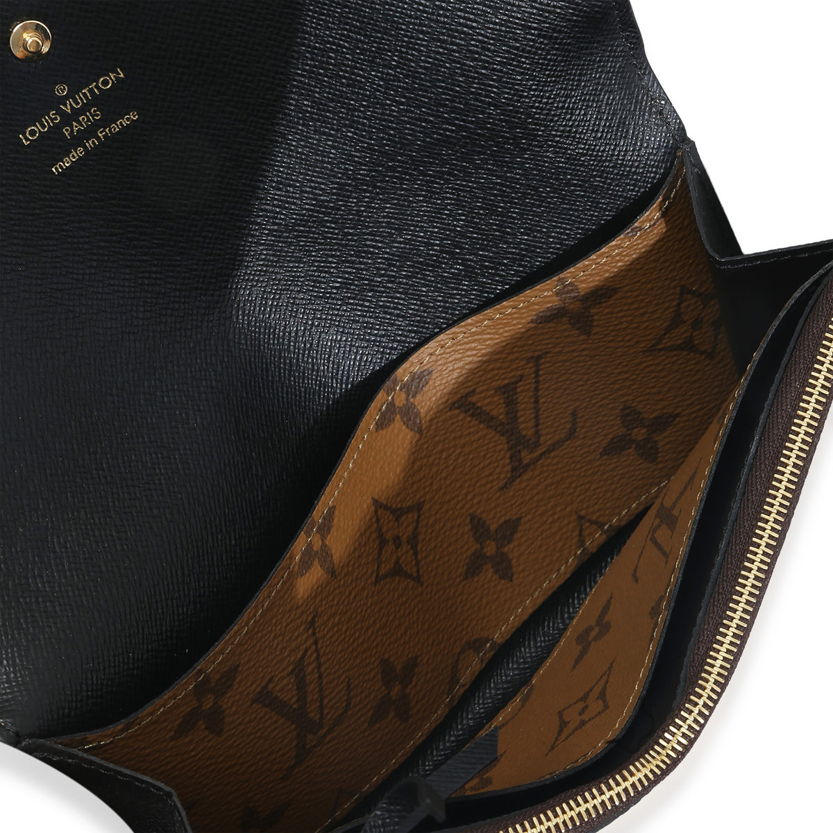 Louis Vuitton Reverse Monogram Canvas Emilie Wallet Wallet av