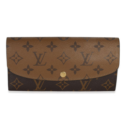 Louis Vuitton Reverse Monogram Canvas Emilie Wallet Wallet fv