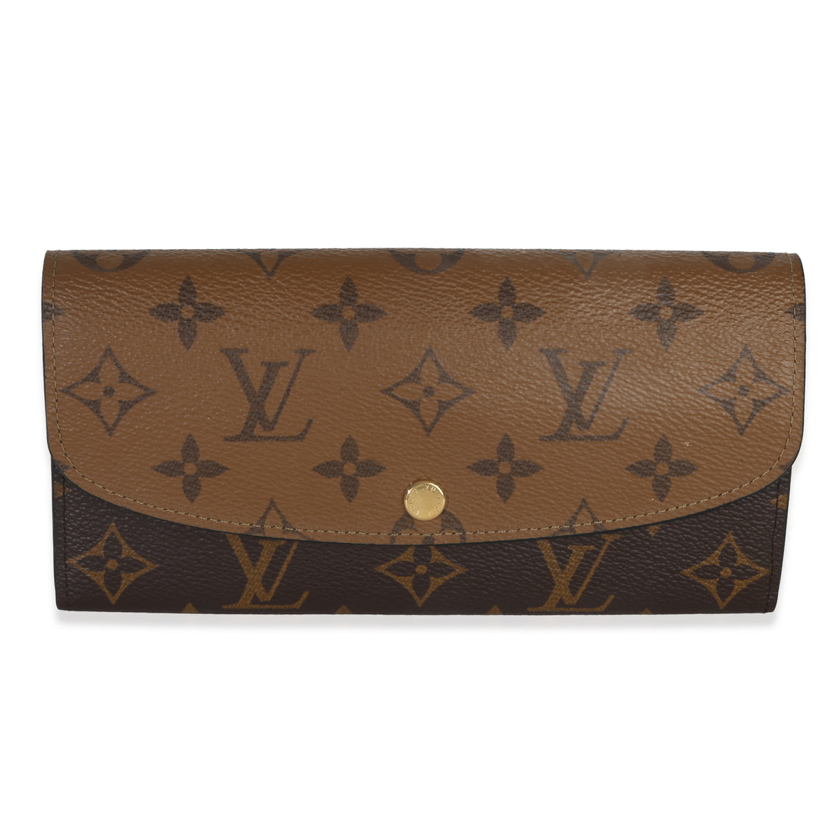 Louis Vuitton Reverse Monogram Canvas Emilie Wallet Wallet fv