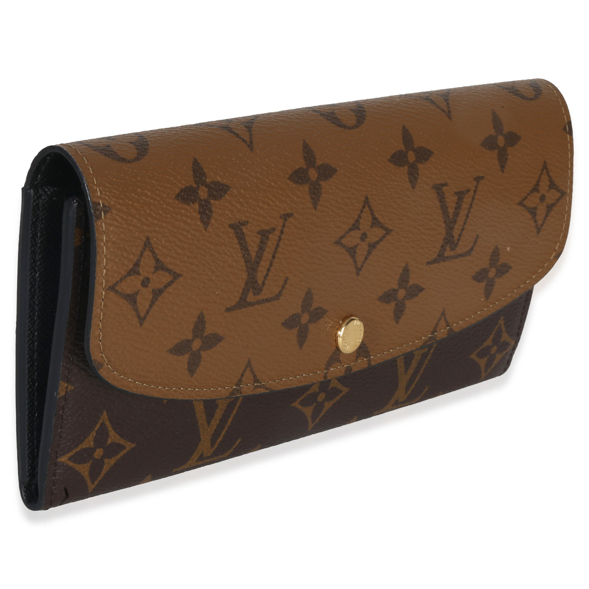 Louis Vuitton Reverse Monogram Canvas Emilie Wallet Wallet pv