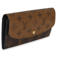 Louis Vuitton Reverse Monogram Canvas Emilie Wallet Wallet pv