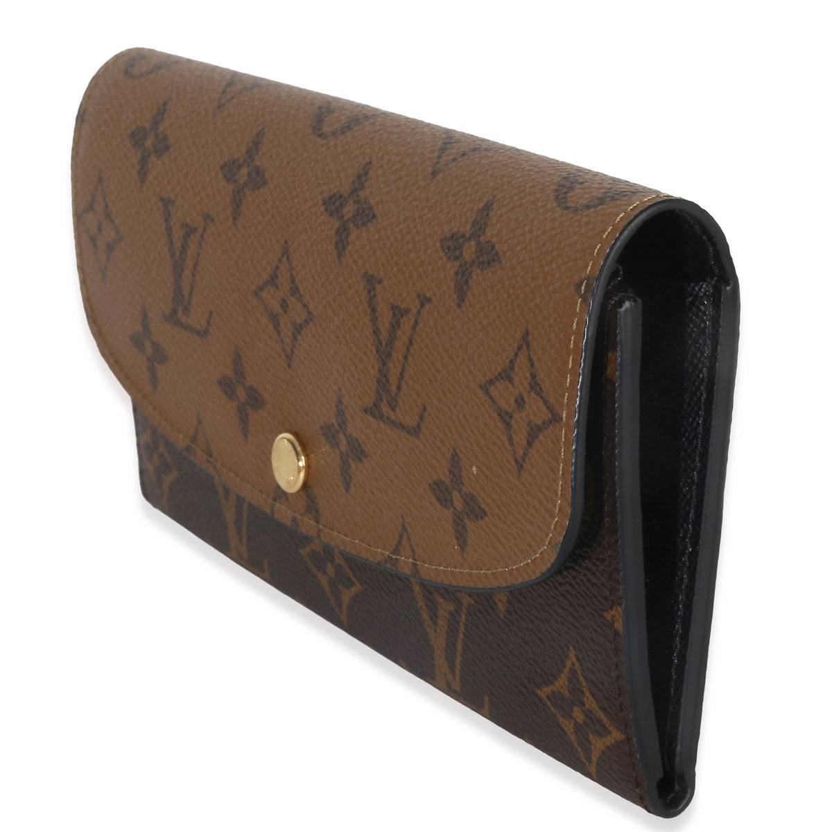 Louis Vuitton Reverse Monogram Canvas Emilie Wallet Wallet sv